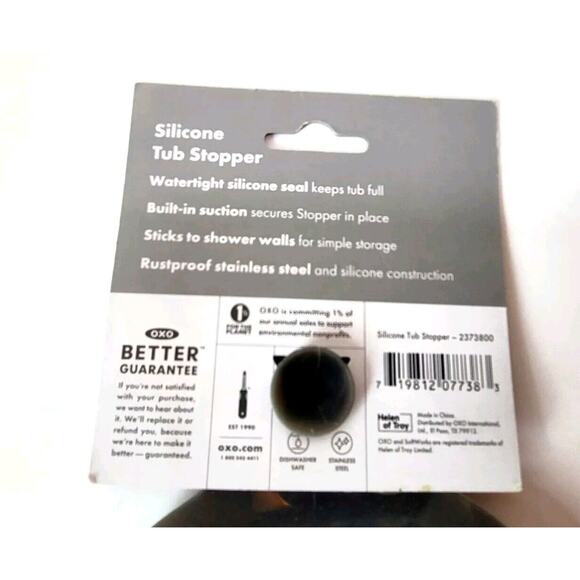 Madesmart 2 Piece Drain Strainer And Stopper Plus Softworks Silicone Tub Stopper - Picture 5 of 5